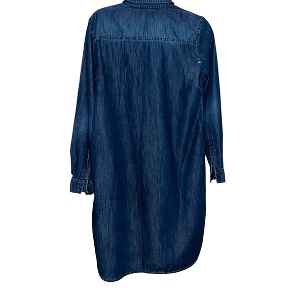 White House Black Market Chambray Dress size 8 - Picture 3 of 9